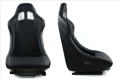 MONZA RACING SPORT RACE PLUS PVC fekete versenyülés