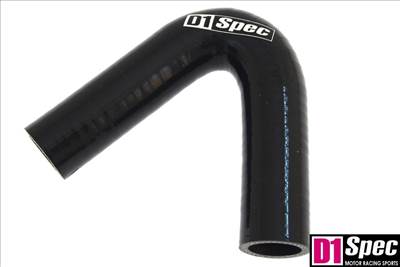 D1Spec Szilikon könyök 135° Fekete 28mm