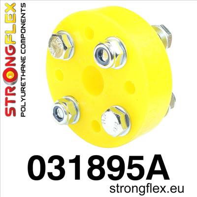 Strongflex Kormányoszlop összekötő betét sárga BMW E30