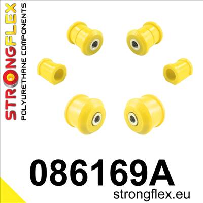 Első felfüggesztés szilent készlet SPORT Strongflex Acuraﾠ  RSX 01-06  Hondaﾠ  Civic 01-06 EP1 EP2 EP3 EP4 EU5 EU6 EU7 EU8 EU9 EV1 EM2 ES4 ES5 CR-V 02-07 Element 03-11ﾠ Integra DC5 01-06