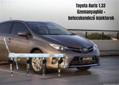 Toyota Auris 1.33 (E150)  üzemanyag befecskendező injektor és üzemanyaghíd1nr0069554
