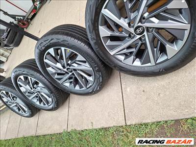 Hyundai Tucson NX4 gyári alufelni Tpms szenzorral 235/55r18 Continental nyárigumi nyárikerék szett 52910n7200