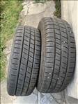 5x130 lyukosztású 15" használt (gyári felni) lemezfelni, rajta 225/70 újszerű Goodyear négyévszakos