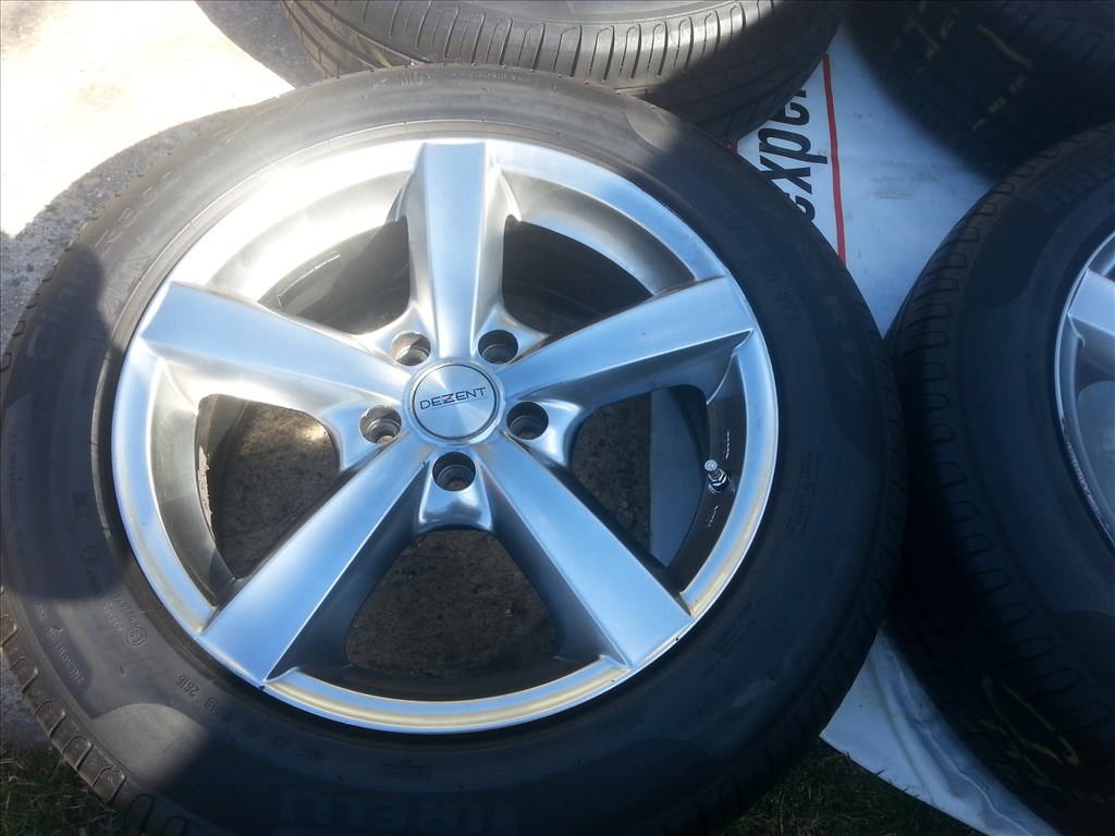 17" gyári Mercedes GLA 245G újszerű alufelni 225/55 Pirelli nyári gumival 2. kép