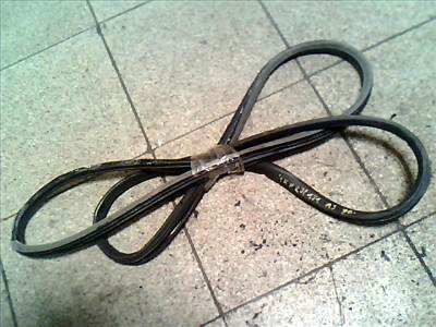 AUDI A3 2000.07.01-2003.04.30 Jobb első ajtó kéder gumi