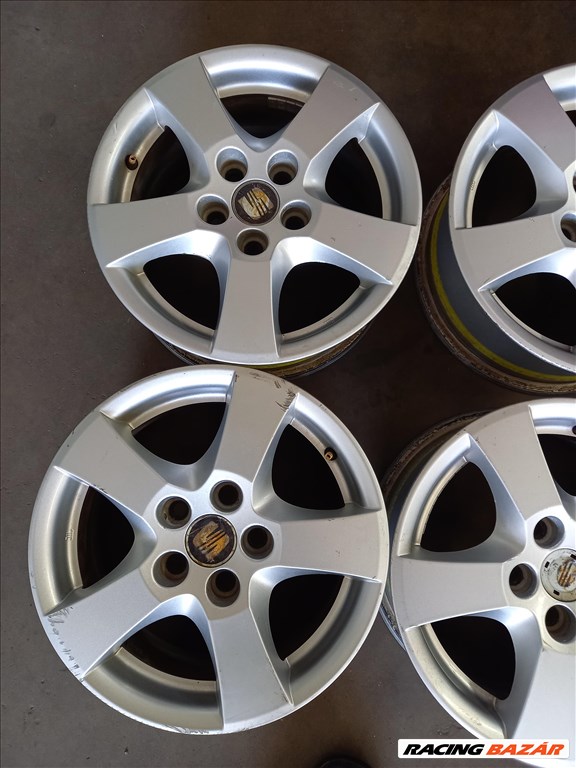 5x100 lyukosztású 6JJ 14 alufelni Skoda gyári Axx 2. kép