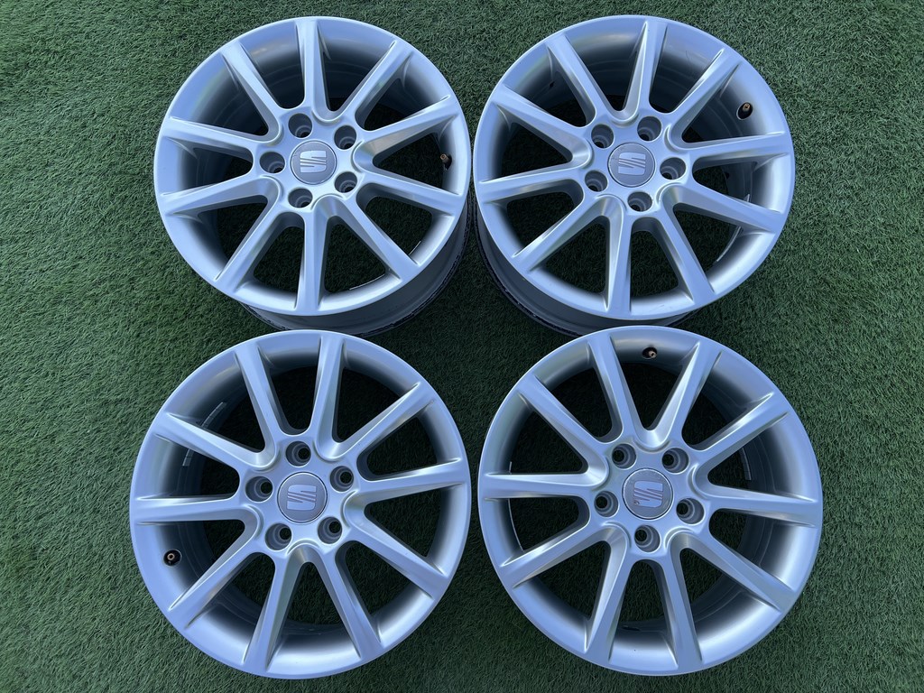 5x112 16" Seat gyári alufelni 6,5Jx16h2 ET50 1. kép