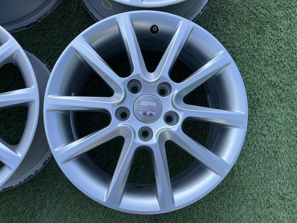 5x112 16" Seat gyári alufelni 6,5Jx16h2 ET50 3. kép