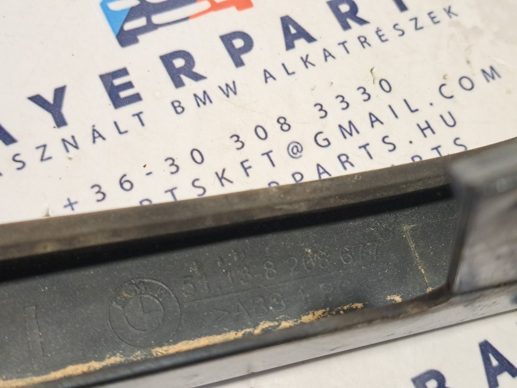 BMW E46 coupe cabrio pre bal elsõ kék topasblau bajuszléc bajusz léc - kis hibával  2. kép