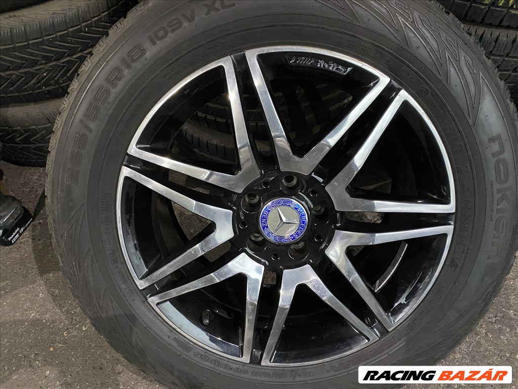 Mercedes Benz GLK AMG gyári BiColor 18"-os két széles könnyűfém felni garnitúra eladó 4. kép