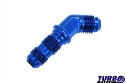 TURBOWORKS Flare bulkhead adapter 45° AN6