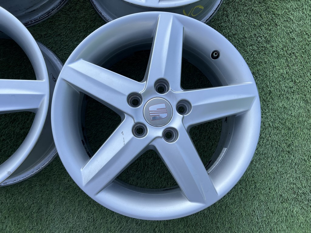 5x112 16" Seat gyári alufelni 6,5Jx16h2 ET50 3. kép