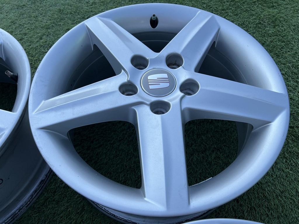 5x112 16" Seat gyári alufelni 6,5Jx16h2 ET50 6. kép