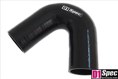 Szilikon könyök D1Spec Fekete 135 fok 57mm
