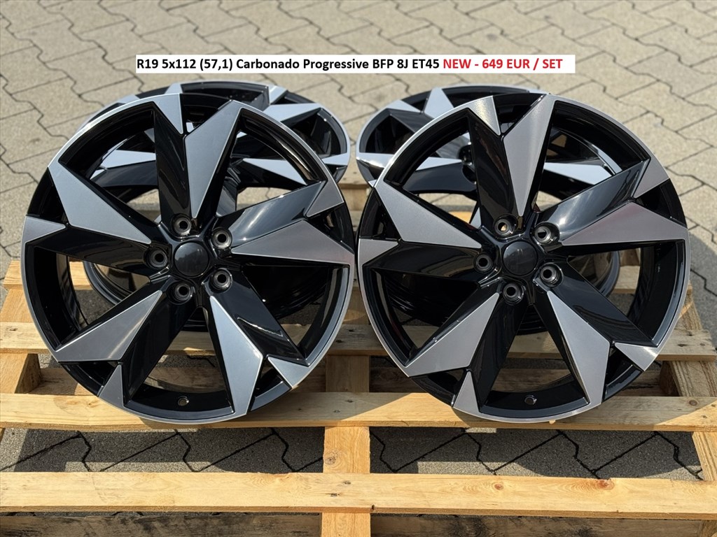R19 5x112 (57,1) Carbonado Progressive BFP 8J ET45  új alufelnik felnik felni alufelni 1. kép