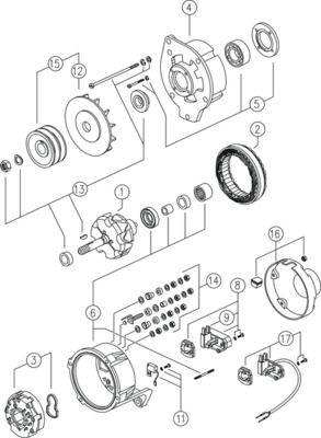 generátor MAHLE MG 302 for MERCEDES-BENZ