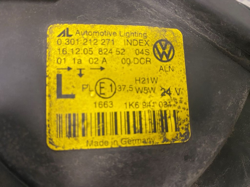 VW GOLF V Bal Xenon fényszóró  6. kép