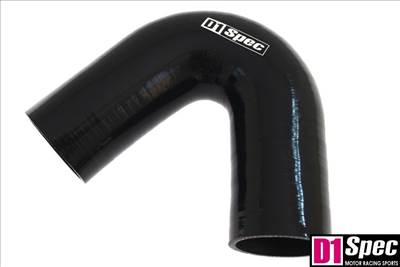 Szilikon könyök D1Spec Fekete 135 fok 60mm