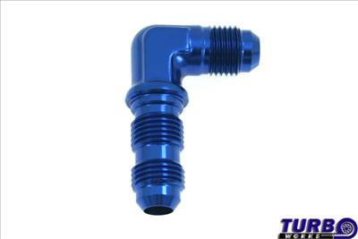 TurboWorks Flare Bulkhead adapter 90° AN6