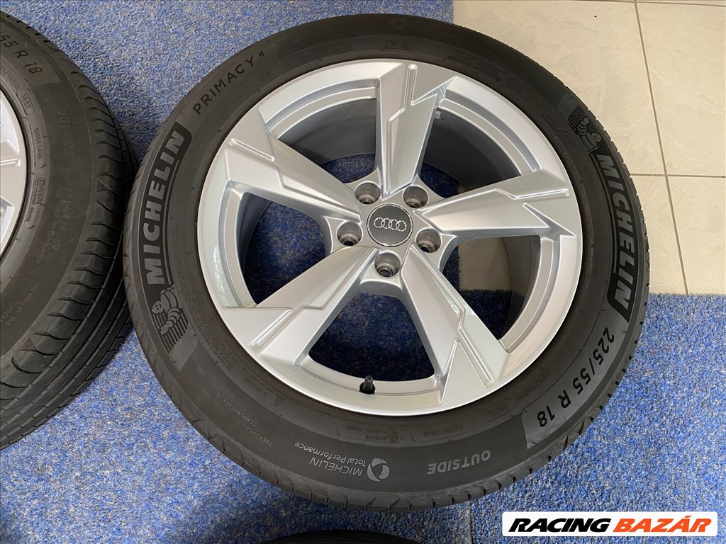 (2856)  Audi 18 gyári alufelni felni, 5x112, 225/55 nyári gumi, A6 7. kép