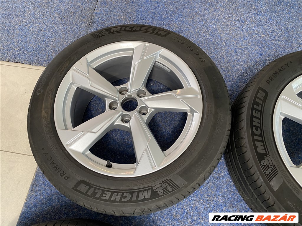 (2856)  Audi 18 gyári alufelni felni, 5x112, 225/55 nyári gumi, A6 8. kép