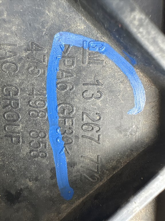 Opel Meriva B 2010-2017 első alsó Lökhárító tartó 13267772 2. kép