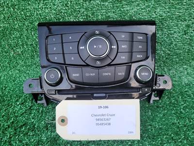 CHEVROLET CRUZE Rádió / CD 94563267 95485438