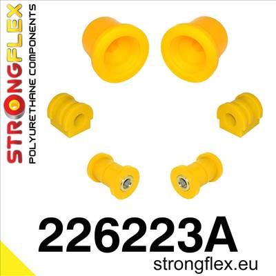 Első felfüggesztés szilent készlet SPORT Strongflex Seat Ibiza 02-08 Skoda Fabia 00-07 Volkswagen Polo 02-08