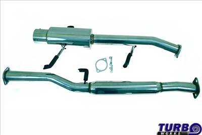 TURBOWORKS CatBack kipufogórendszer Subaru Impreza WRX 96-02