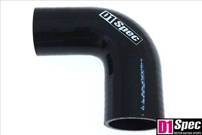 Szilikon szűkítő könyök D1Spec Fekete 90 fok 25-32mm