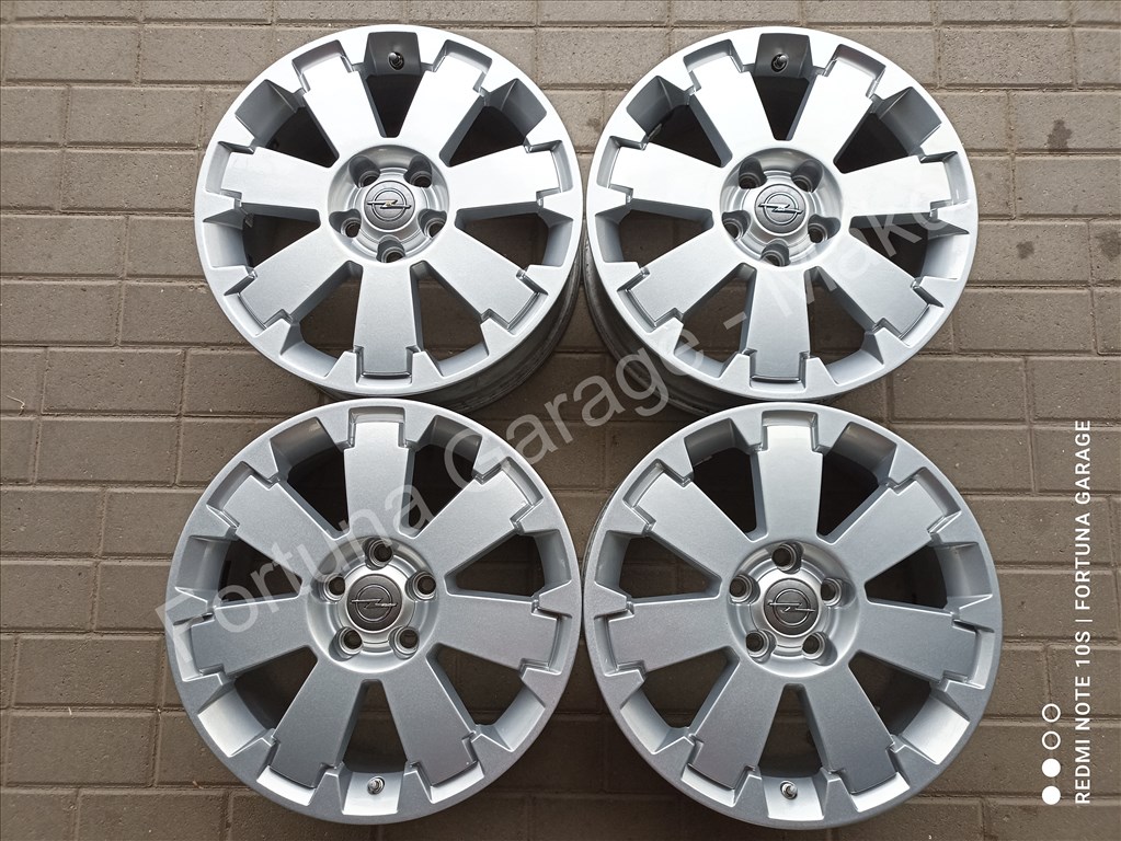 5x110 17" Opel újszerű alufelni garnitúra +TPMS 1. kép