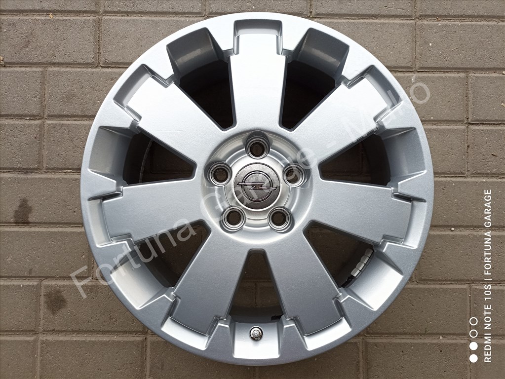5x110 17" Opel újszerű alufelni garnitúra +TPMS 6. kép