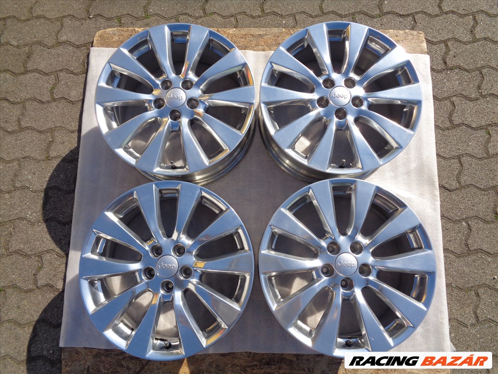Jeep Gyári alufelni 18-as, 5×110-es osztó szenzorral újszerűen eladó 1. kép