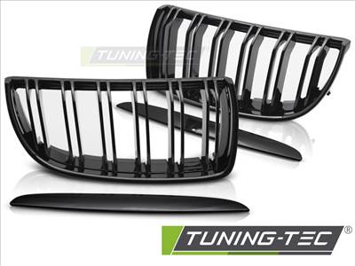 BMW E90 E91 05-08 FÉNYES FEKETE  Tuning-Tec Hűtőrács