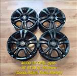 4x100 15" OPEL gyári alufelni garnitúra /Adam, Corsa, Astra, Meriva/