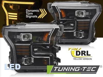 FORD F150 MK13 14-17 Fekete LED Fényszóró