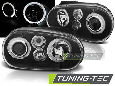 VW GOLF 4 09.97-09.03 ANGEL EYES BLACK Tuning-Tec Fényszóró