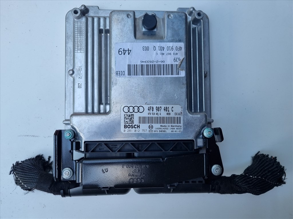 Audi A6 (C6 - 4F) 3.0 TDI quattro motorvezérlő elektronika  0281012757 1. kép