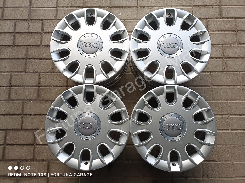  5x112 17" Audi A8 (4E0) használt gyári alufelni garnitúra 1. kép
