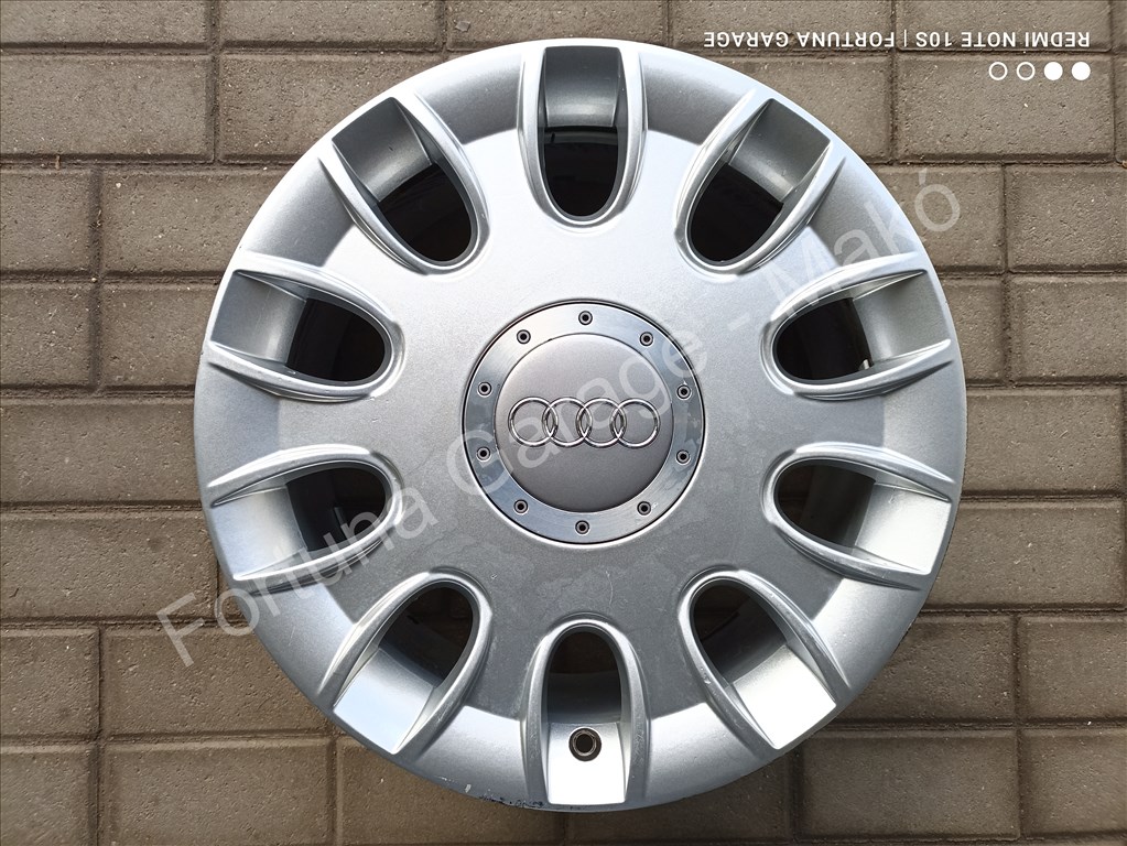  5x112 17" Audi A8 (4E0) használt gyári alufelni garnitúra 6. kép