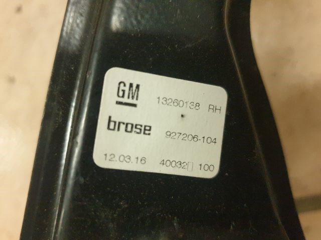 Opel Zafira C Jobb első ablakemelő  13260138 3. kép