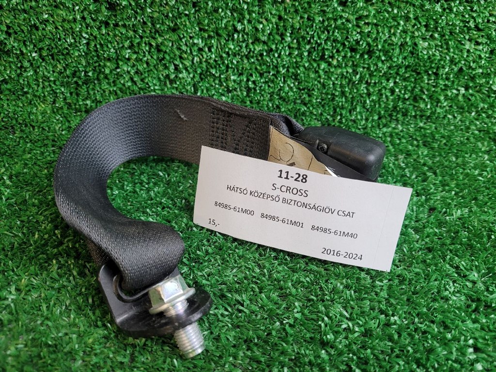 SUZUKI SX4 S-Cross II Hátsó középső Biztonsági Öv Csat 8498561M00 8498561m01 2. kép