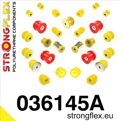 Strongflex Teljes felfüggesztés szilent készlet SPORT BMW E46 Strongflex