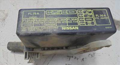 NISSAN SUNNY N14 91.03-95.09 Biztosítéktábla BCM BSI BSM SAM GEM modul 