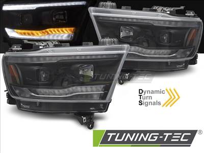 DODGE RAM 19-22 Fekete SEQ TUBE fényszóró 