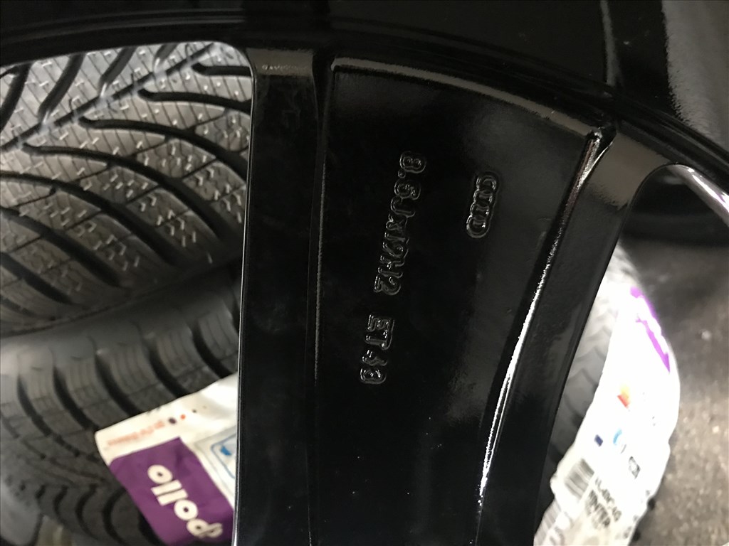 Audi A4 8K gyári Bi-Color "ROTOR" 8,5X19-es 5X112-es ET43-as könnyűfém felni garnítúra eladó 5. kép