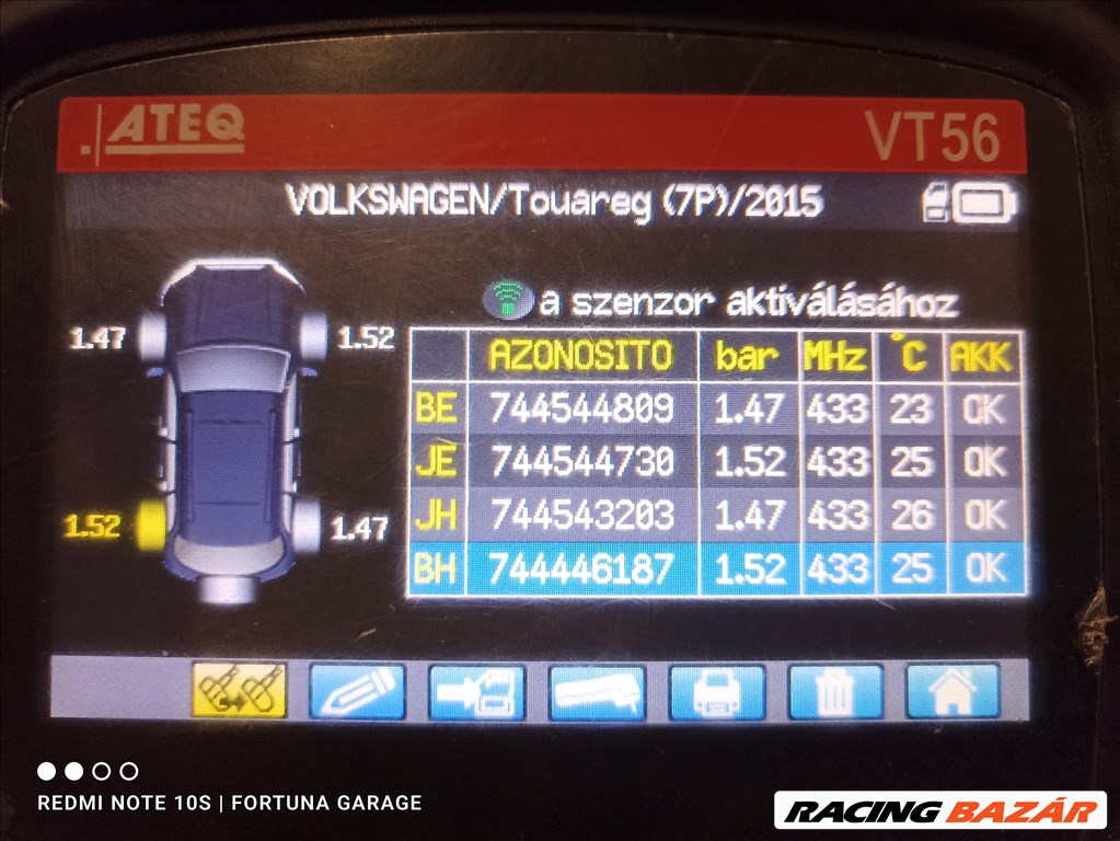 5x130 17" Volkswagen 'Sonora' téli kerékgarnitúra +TPMS 11. kép