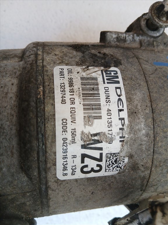 Opel Meriva A Klima kompresszor 13297440 5. kép