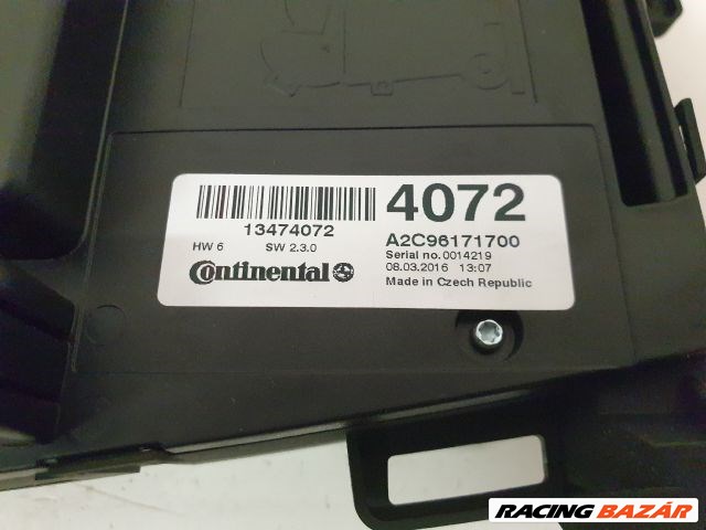 Opel Zafira C Rádió Cd kezelő panel CD 400 13474072 3. kép