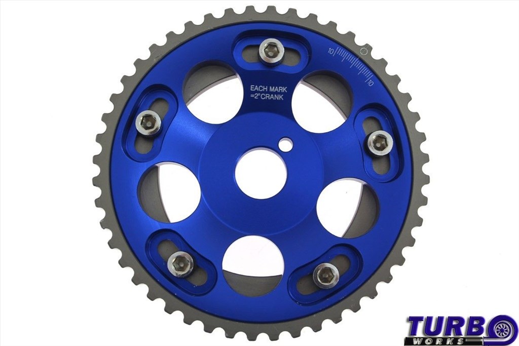 TurboWorks Állítható vezérműtengely kerék Toyota 1JZ 2JZ 1. kép